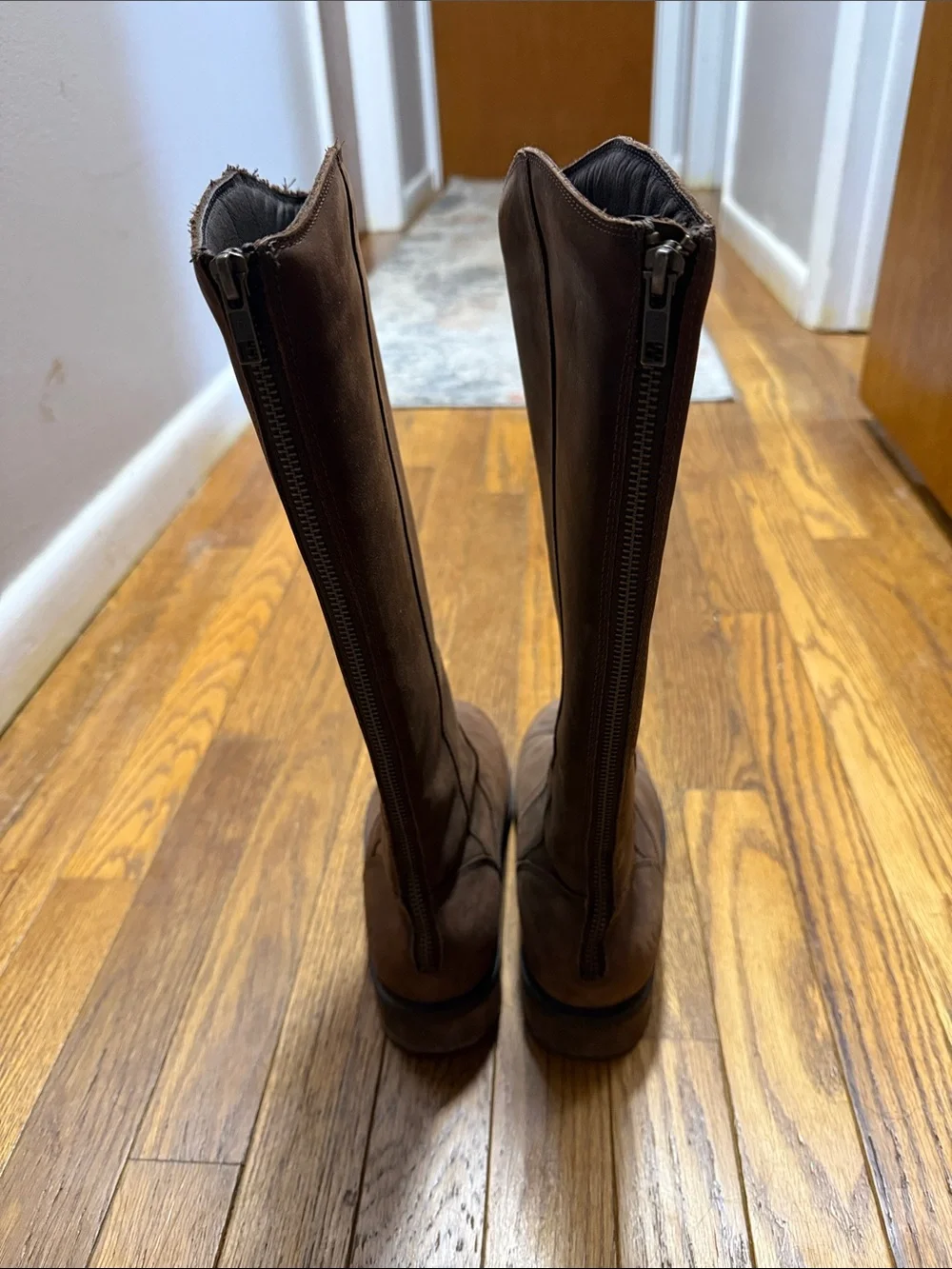UGG Brown Leather Riding Boot